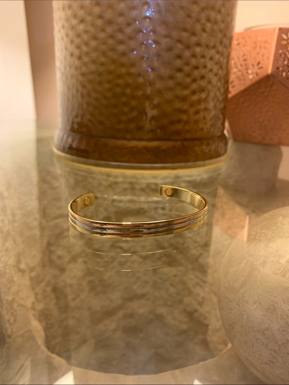 Classic Tricolor Magnetic Cuff Bracelet